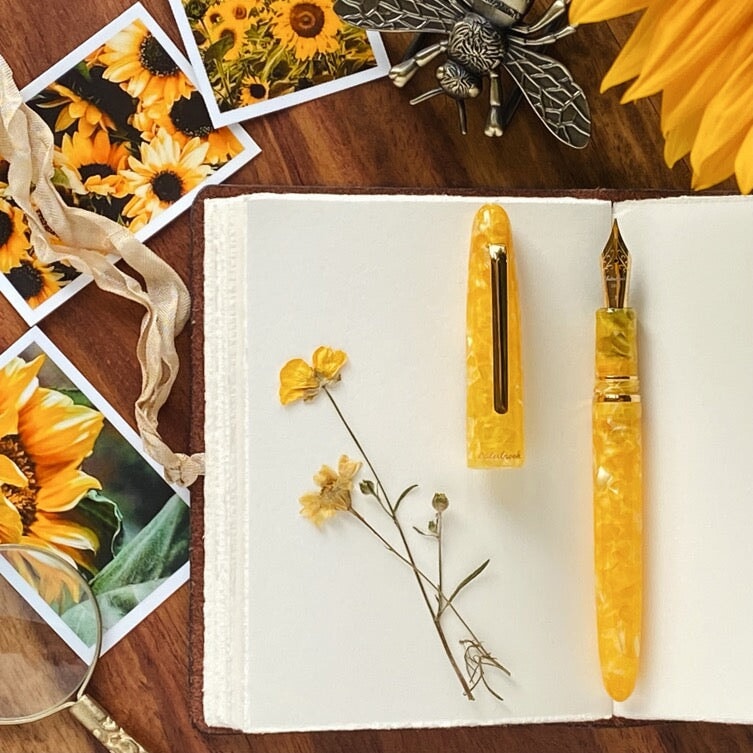 Esterbrook Estie - Sunflower / Gold - Scribe Custom Nib Fountain Pen