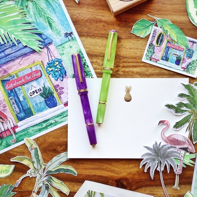 Esterbrook JR Pocket Pen - Key Lime - Journaling (Gena Custom) Fountain Pen