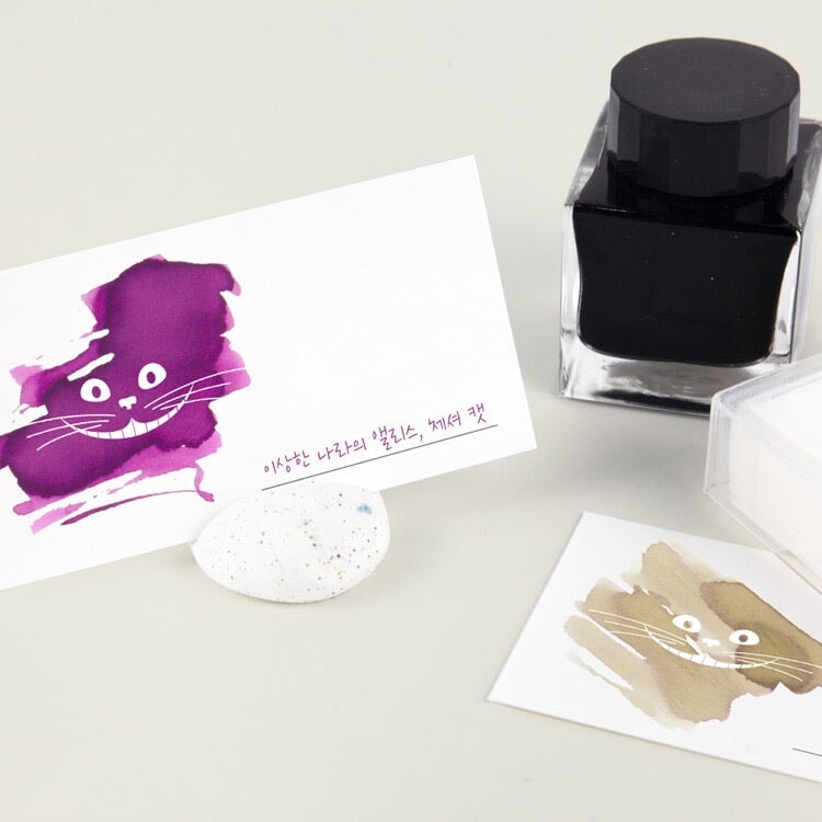 Wearingeul Smile Cat Ink Swatch Cards Paper