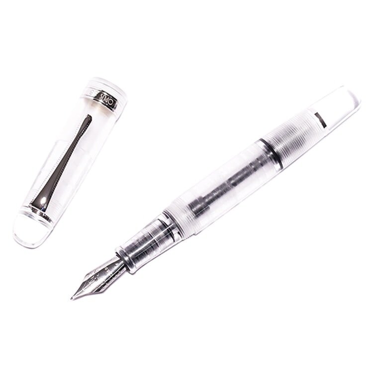 OPUS 88 Jazz (Demonstrator/Clear) - Broad Fountain Pen