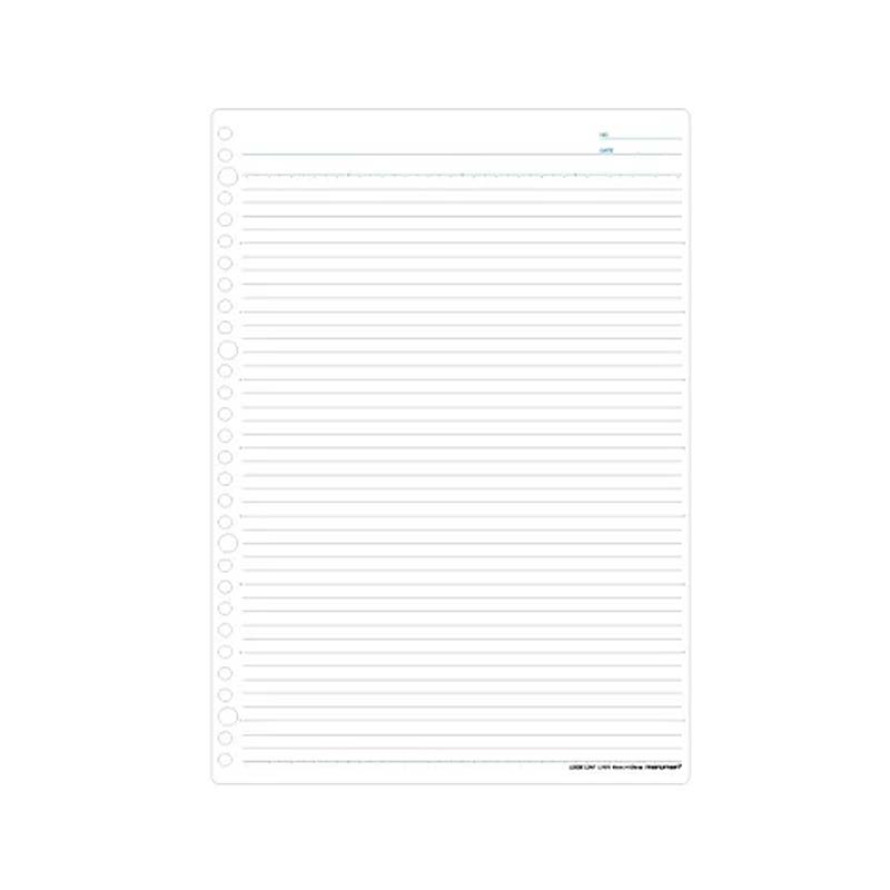 Maruman A5 Loose Leaf Writing Pad 50 Sheets - 6mm Ruled Loose Sheets