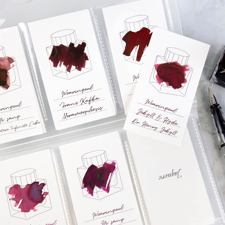 Wearingeul Ink Swatch Cards - Vertical Layout Paper