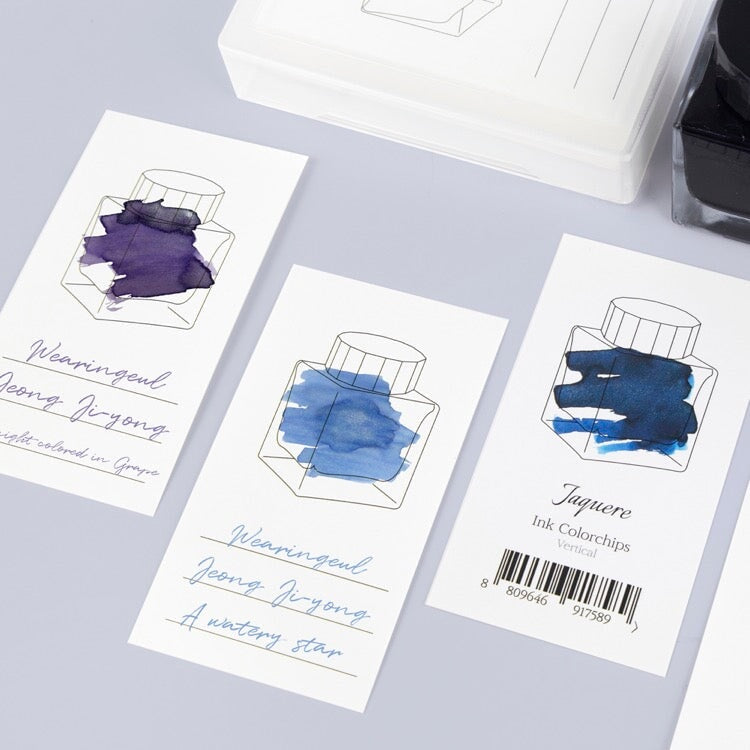 Wearingeul Ink Swatch Cards - Vertical Layout Paper