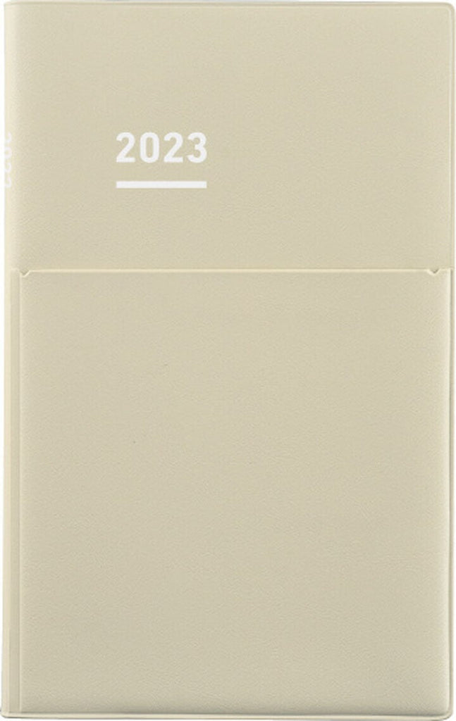 Kokuyo Jibun Biz Techo 2023 Planner - A5 Slim (Light Beige) Planners