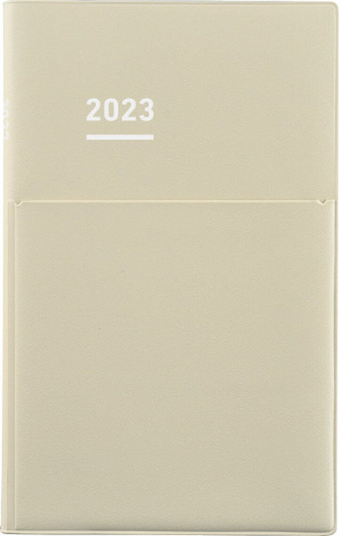 Kokuyo Jibun Biz Techo 2023 Planner - A5 Slim (Light Beige) Planners