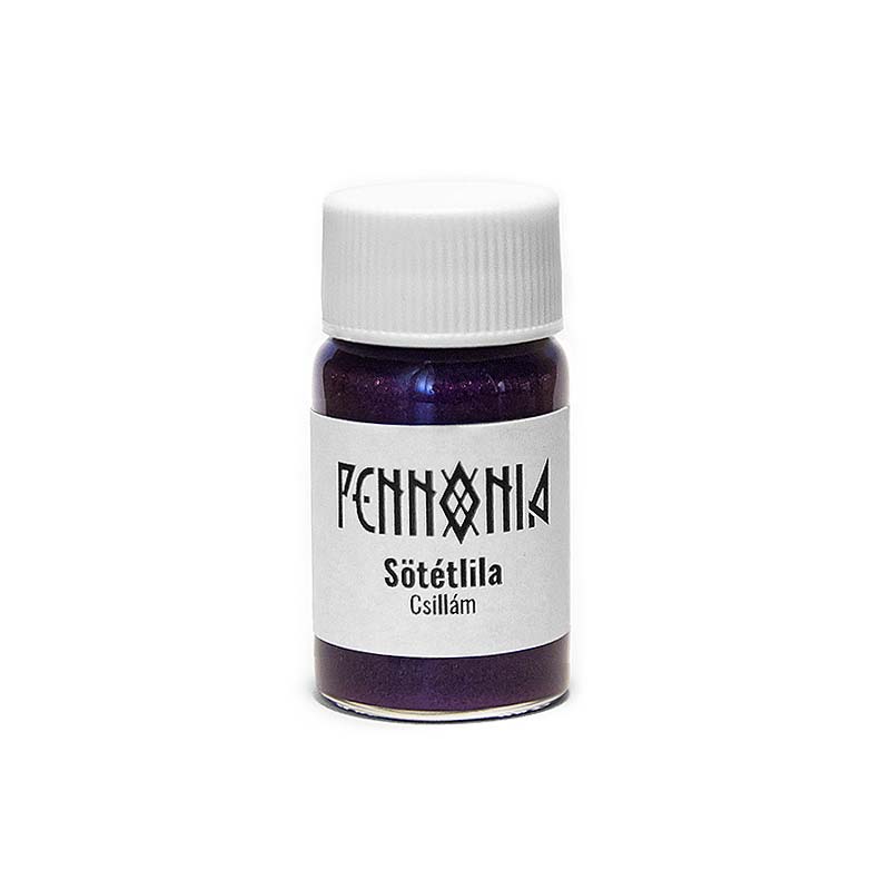 Pennonia Liquid Shimmer (Sötétlila - Dark Lilac) - 15g Bottled Ink