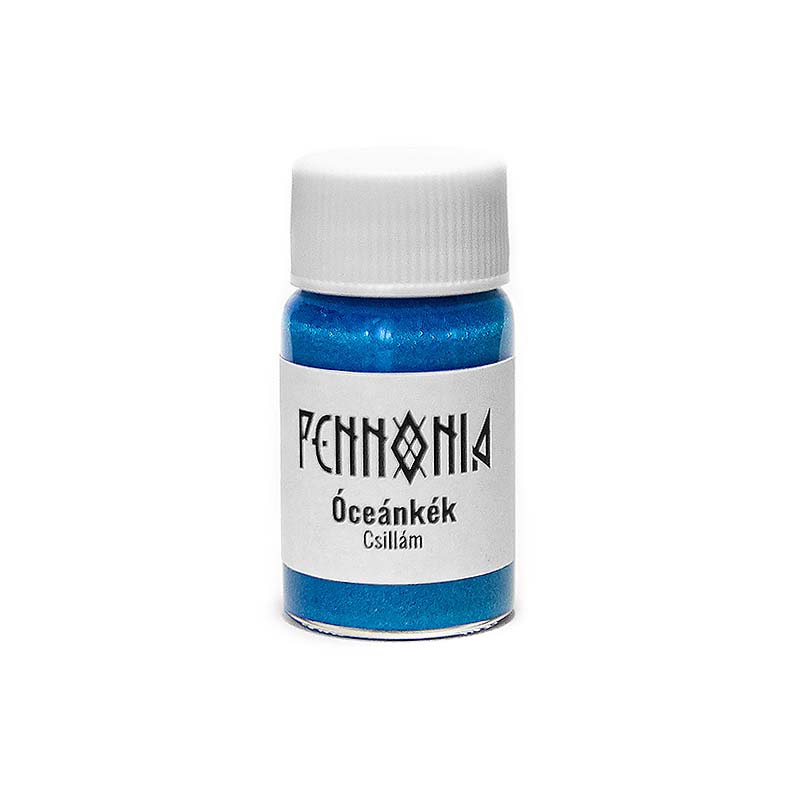 Pennonia Liquid Shimmer (Óceánkék - Ocean Blue) - 15g Bottled Ink