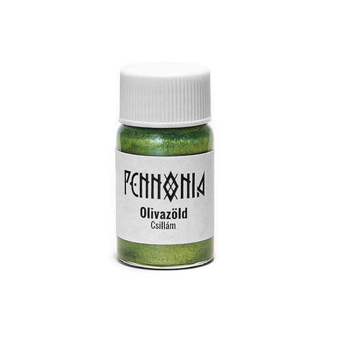 Pennonia Liquid Shimmer (Olivazöld - Olive Green) - 15g Bottled Ink