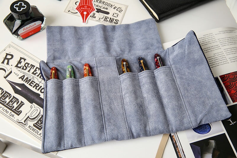 Esterbrook Pen Roll (Navy Blue) Accessories