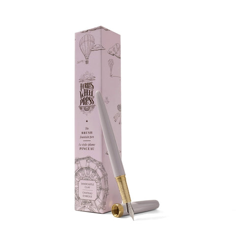 Ferris Wheel Press Brush Fountain Pen - Sandcastle Clay (Fine) Fountain Pen