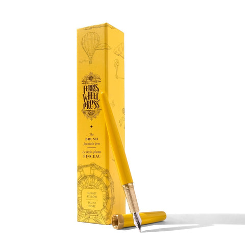 Ferris Wheel Press Brush Fountain Pen - Sunset Yellow (Medium) Fountain Pen