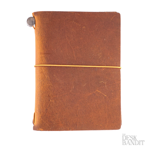 Passport Leather Cover (Camel) - The Desk Bandit
