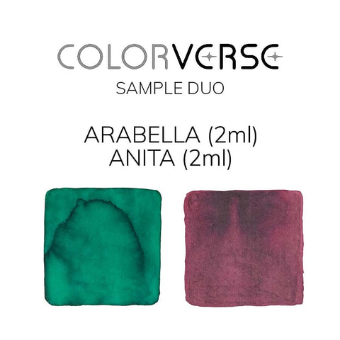 Colorverse Arabella & Anita Set - 2ml Each Set Ink Sample