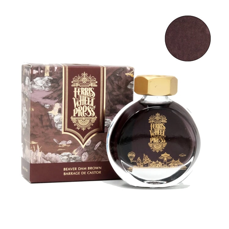 Ferris Wheel Press Beaver Dam Brown - 38ml Bottled Ink
