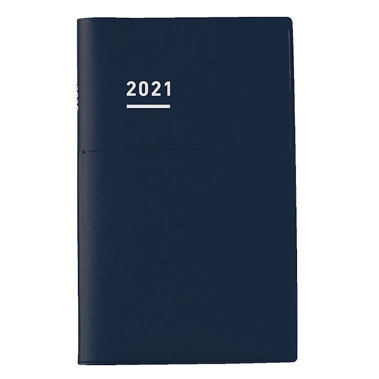 Kokuyo Jibun Biz Techo 2021 Planner - A5 Slim (Matte Navy) Planners