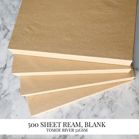 Desk Bandit A4 White Tomoe River 52gsm- 500 sheets (Blank) Loose Sheets