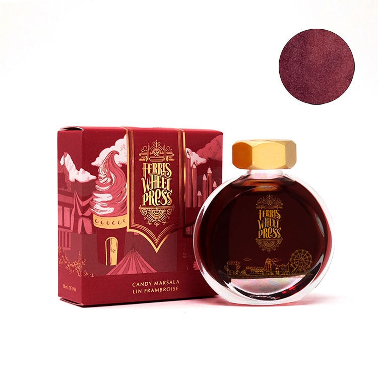 Ferris Wheel Press Candy Marsala - 38ml Bottled Ink