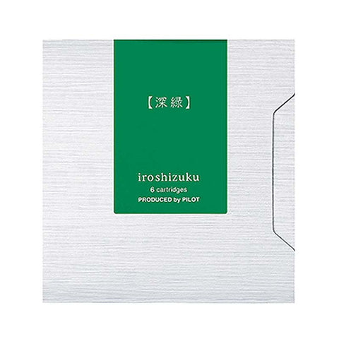 Pilot Iroshizuku Ink Cartridges - Shin-ryoku (6 pack) Ink Cartridges