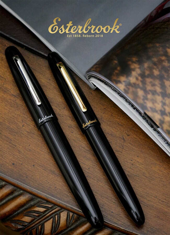 Esterbrook Estie - Ebony / Gold - Journaling (Gena Custom) Fountain Pen