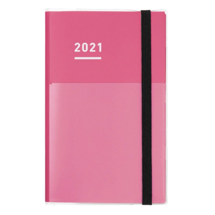 Kokuyo Jibun Techo 2021 Planner 3-in-1 Kit - B6 Slim (Pink) Planners