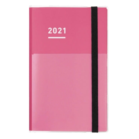 Kokuyo Jibun Techo 2021 Planner 3-in-1 Kit - B6 Slim (Pink) Planners