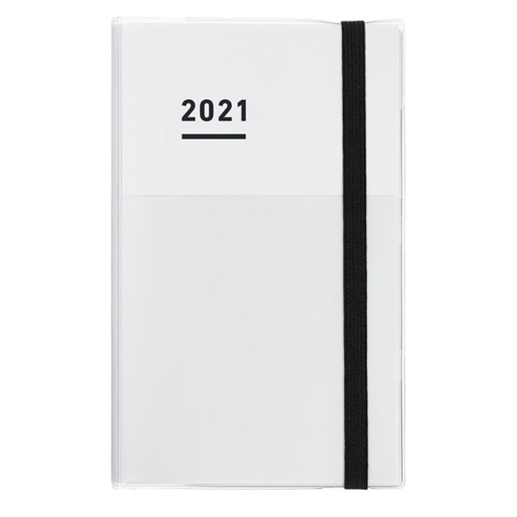 Kokuyo Jibun Techo 2021 Planner 3-in-1 Kit - A5 Slim (White) Planners