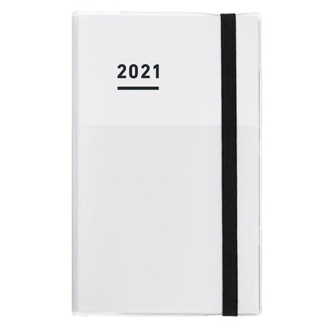 Kokuyo Jibun Techo 2021 Planner 3-in-1 Kit - A5 Slim (White) Planners