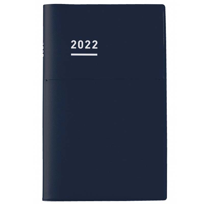 Kokuyo Jibun Biz Techo 2022 Planner - A5 Slim (Matte Navy) Planners