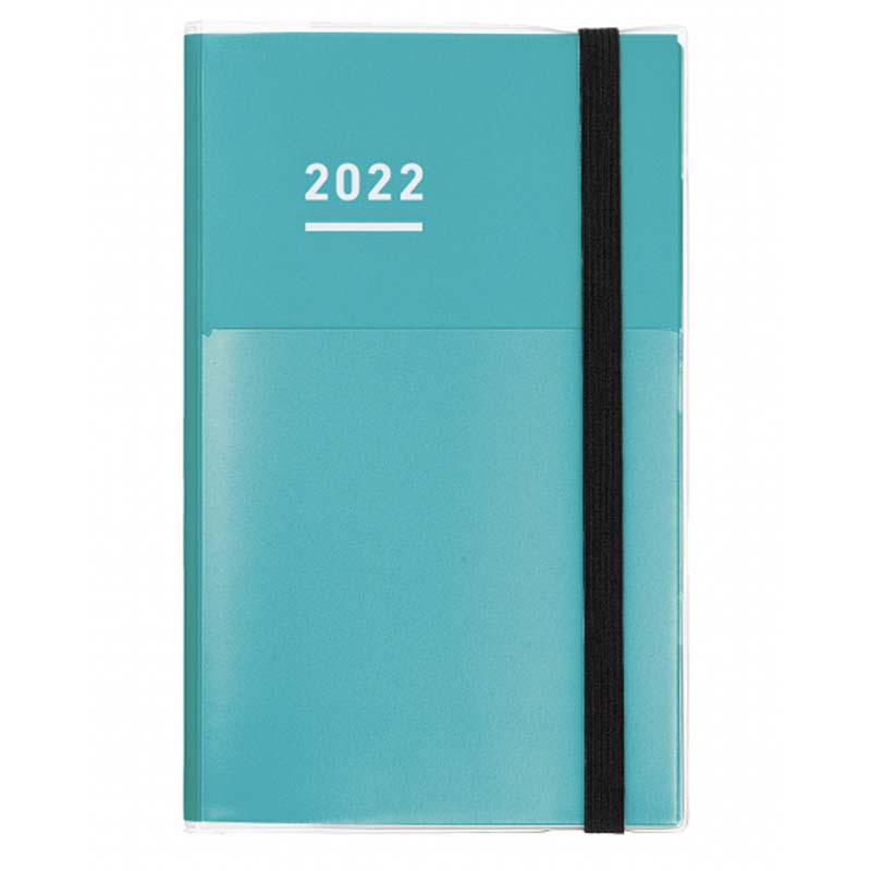 Kokuyo Jibun Techo 2022 Planner 3-in-1 Kit - B6 Slim (Green) Planners