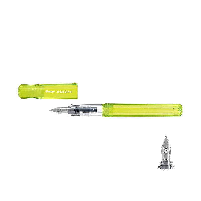 Pilot Kakuno - Transparent Yellow (Baby) - Fine Fountain Pen
