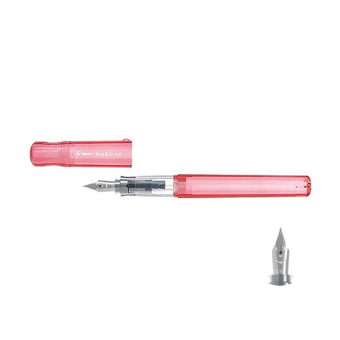 Pilot Kakuno - Transparent Red (Mama) - Medium Fountain Pen