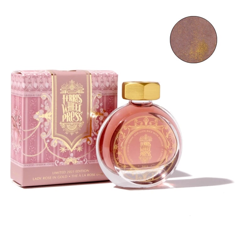 Ferris Wheel Press Lady Rose in Gold (LE 2021) - 38ml Bottled Ink