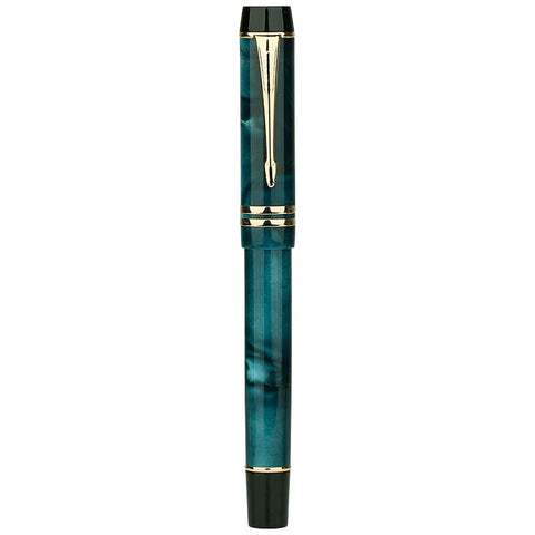 Moonman/Majohn M600S - Emerald Blue - Fine Fountain Pen