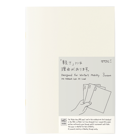 MD Notebook Lite - Lined/Ruled (3 pack) - The Desk Bandit
