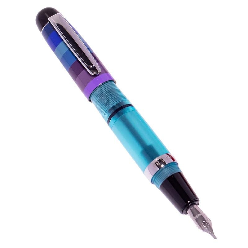 OPUS 88 Mini Pocket Fountain Pen (Stripe) - Broad Fountain Pen