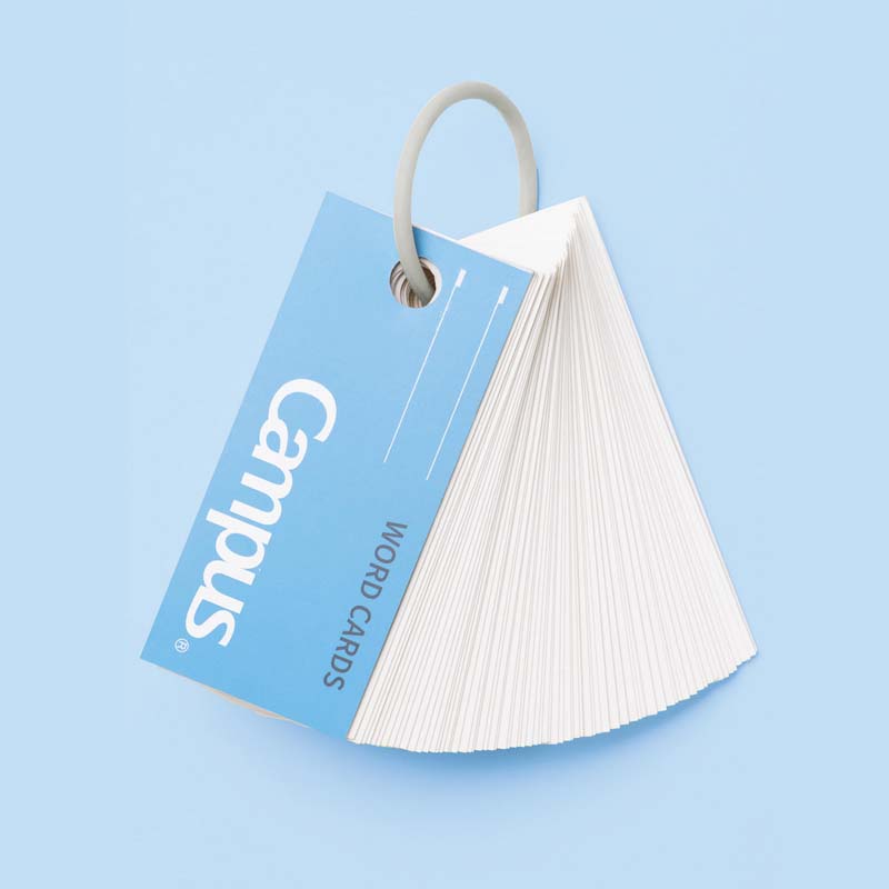 Kokuyo Campus Word Cards (Blue) Accessories