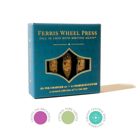 Ferris Wheel Press Ink Charger Set - New York, New York Collection Bottled Ink
