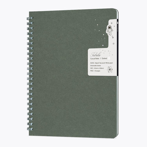 Colorverse Nebula Casual Note - Dotgrid (Large/Oil Green) Notebook