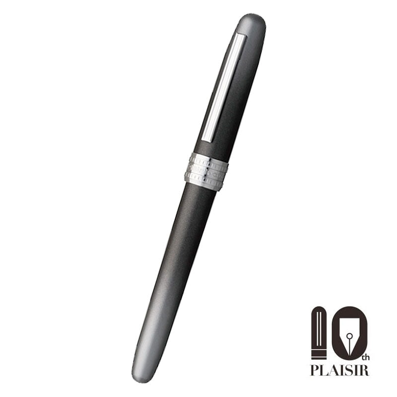 Platinum 10th Anniversary Plaisir - Medium (Night Gray) Fountain Pen