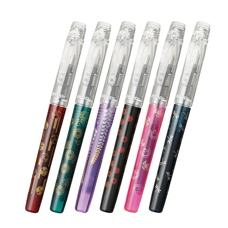 Platinum Preppy Wa Modern Maki-e Fountain Pen - Fine (Shima to Tomoe) Fountain Pen