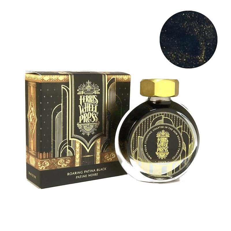 Ferris Wheel Press Roaring Patina Black (SE 2022) - 38ml Bottled Ink