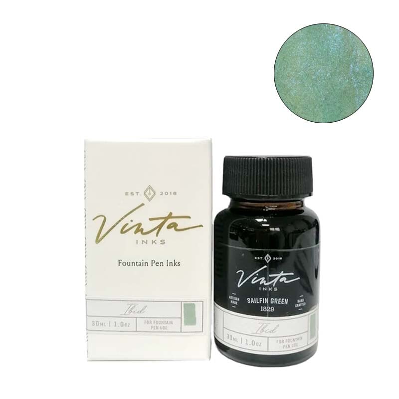 Vinta Inks Sailfin Green (Ibid 1829) - 30ml Bottled Ink