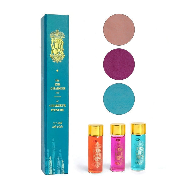 Ferris Wheel Press Ink Charger Set - Life Is Peachy Set Bottled Ink