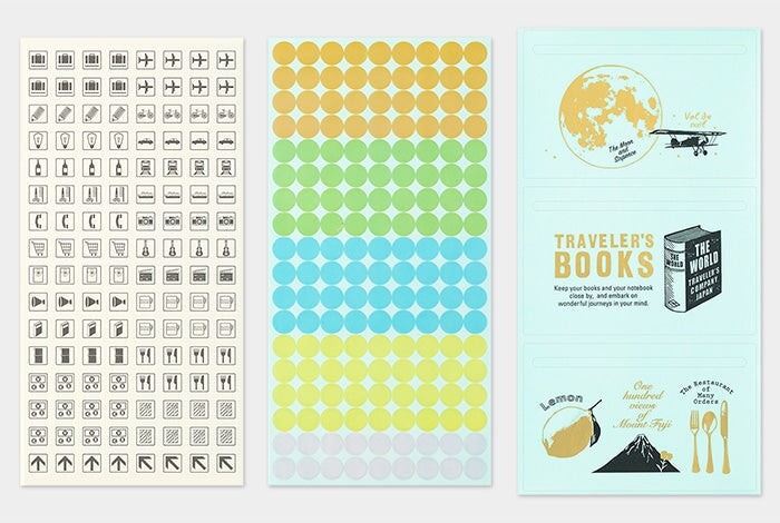 Traveler's Company Customized Sticker Set Accessories