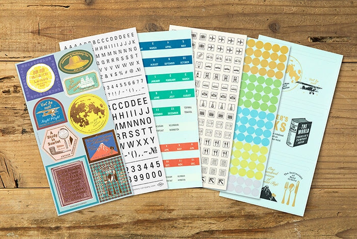 Traveler's Company Customized Sticker Set Accessories