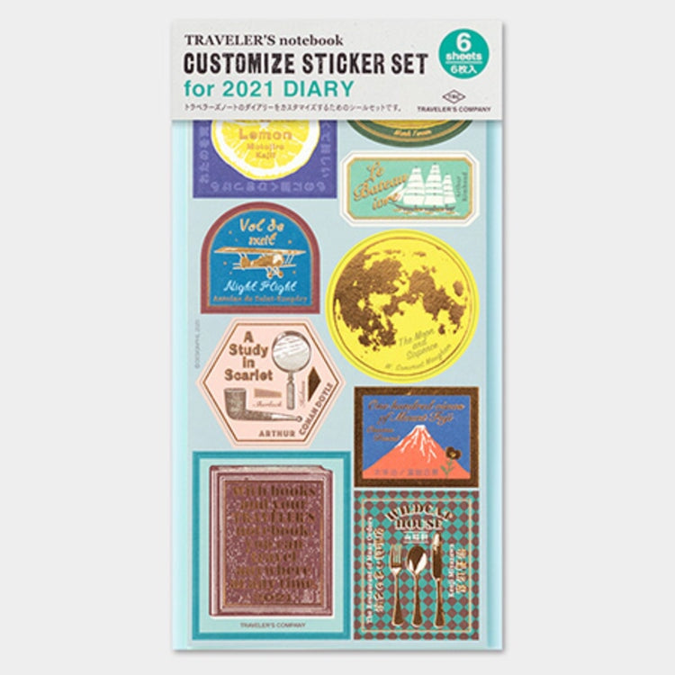 Traveler's Company Customized Sticker Set Accessories