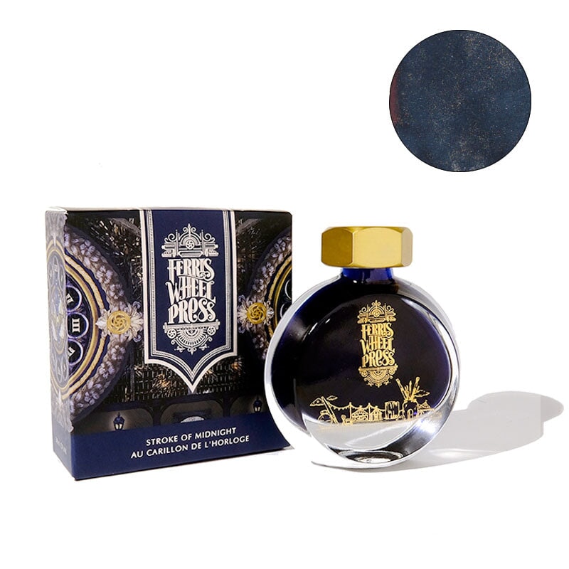 Ferris Wheel Press Stroke of Midnight - 38ml Bottled Ink