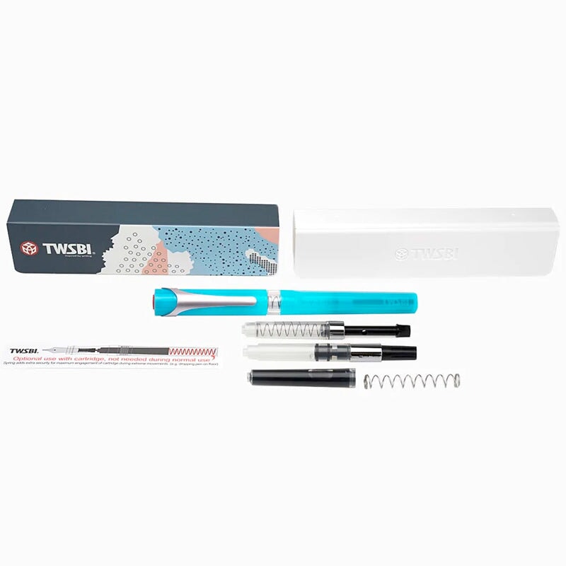 TWSBI SWIPE (Blue Ice) - Broad Fountain Pen