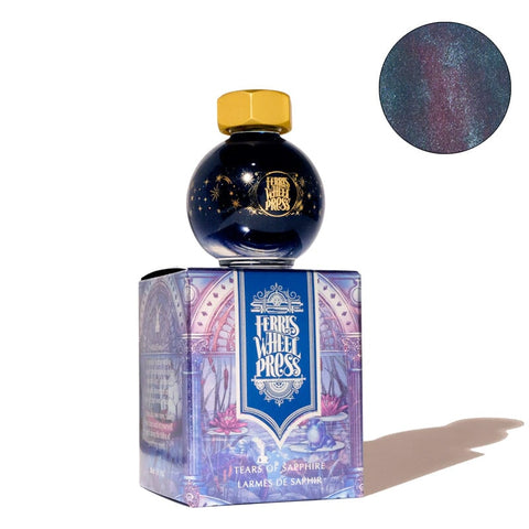 Ferris Wheel Press Down the Rabbit Hole - Tears of Sapphire - 20ml Bottled Ink