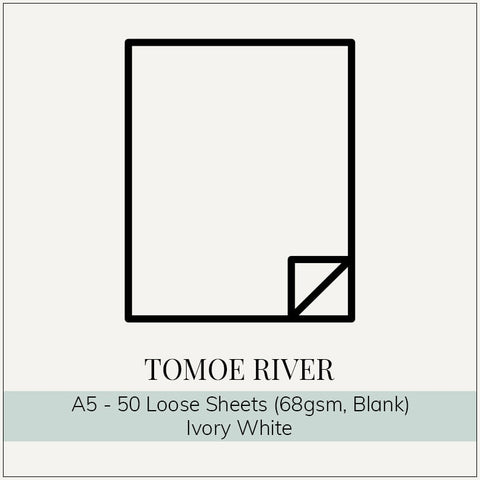 Desk Bandit Tomoe River A5 - 68gsm- 50 Sheets (Blank) Loose Sheets